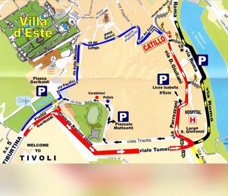 B&B Catillo Tivoli Zewnętrze zdjęcie